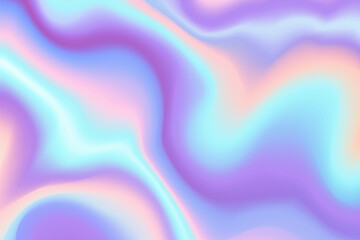 Holographic Iridescent Abstract Background