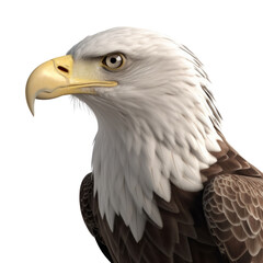 Obraz premium Bald Eagle PNG Cutout, Generative AI