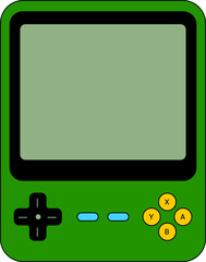 retro console handheld © onehourhappiness