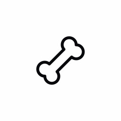 Bone Dog Play Eat Vector Icon Sign Symbol