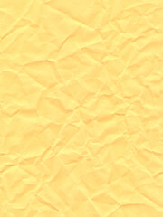 Texture of colored paper, light ocher crumpled sheet of paper - 733657244