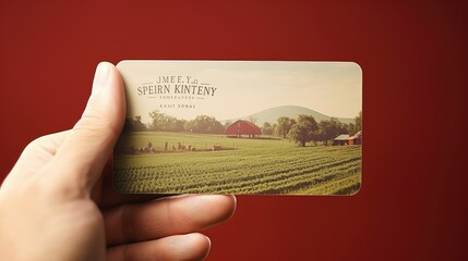 rural farm business card