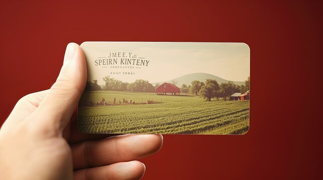 Rural Farm Business Card