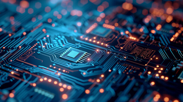 circuit board hi tech background