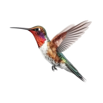 Hummingbird PNG Cutout, Generative AI
