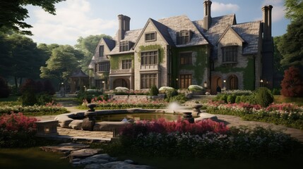 countryside english manor