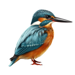 Obraz premium Kingfisher PNG Cutout, Generative AI