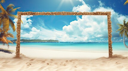 getaway holiday frame