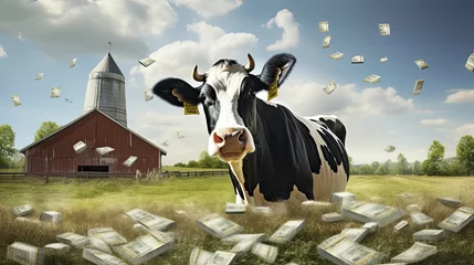 Fotobehang wealth cash cow © PikePicture