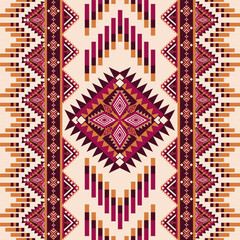 Native american pattern, Vector seamless decorative ethnic pattern. American indian motifs. Ethnic geometric pattern native american mexican navajo tribal motif.
Design for background,carpet,wallpaper