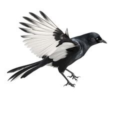 Magpie PNG Cutout, Generative AI