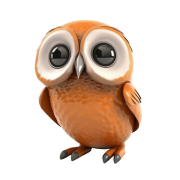 Owl PNG Cutout, Generative AI