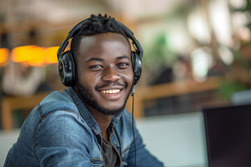 Approachable Customer Service Professional With A Genuine Smile And Headset