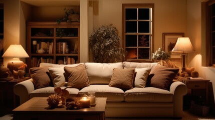 comfortable living room cozy