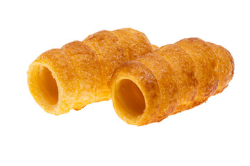 puff tubes isolated on white background
