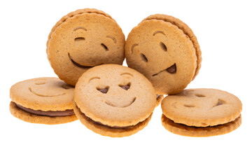 cookies smiley isolated