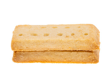 Scottish shortbread isolated