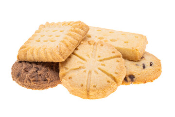 Scottish shortbread isolated