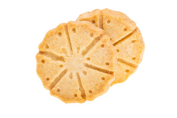 Scottish shortbread isolated