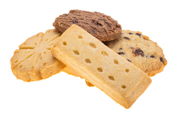 Scottish shortbread isolated
