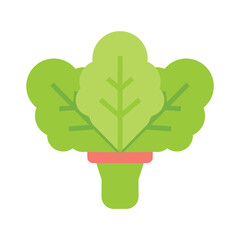 Spinach icons, minimalist vector illustration and transparent graphic element. Isolated on white background