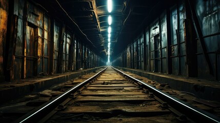 Fototapeta premium metro subway rail ca