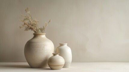 Fototapeta na wymiar Serene Vase Arrangement