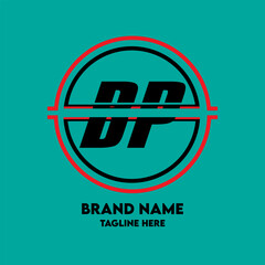 BP Letter Logo Design-BP Letter Circle Logo Design-Letter BP Logo Design