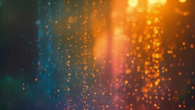 Boken flair. Rainbow colors. Light leaks effect background animation. Lens light leaks flashing around making an elegant abstract background animation. Classic Light Leak in 4k, yellow Horizon Classy 