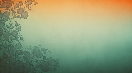 green orange gradient delicate background