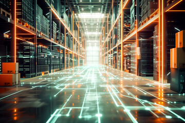 Digital and data enabled Distribution Center to manage modern Logistics