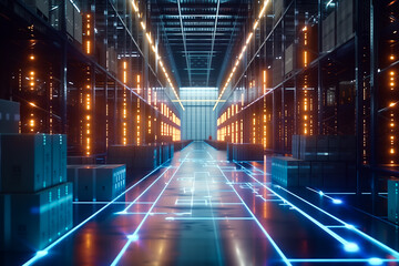 Digitalization and automation of a Warehouse to operate an efficient modern Supply Chain