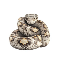 Obraz premium Spotted Python PNG Cutout, Generative AI