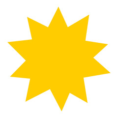 Modern simple star vector