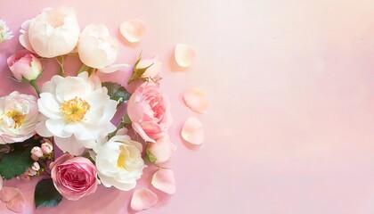 Obraz na płótnie Canvas pink flowers