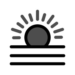 Sunshine, Sunrise icon PNG