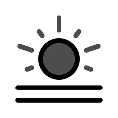 Sunshine, Sunrise icon PNG