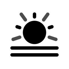 Sunshine, Sunrise icon PNG