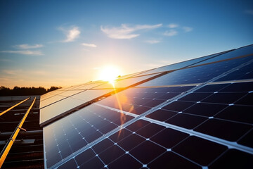 solar energy and nature, sun light perspective