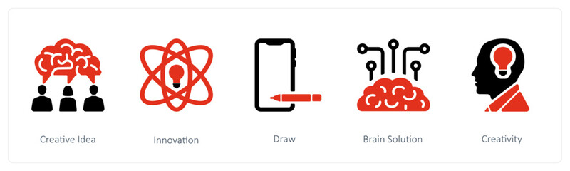 Creative Idea, Innovation and atom