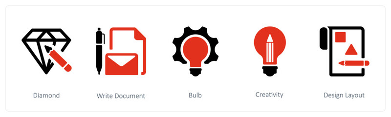 Diamond, Write Document and Bulb