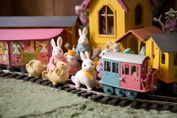 Bunnys Egg Express A Journey of Easter Joy