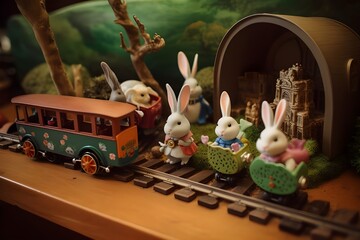 Bunnys Egg Express A Journey of Easter Joy