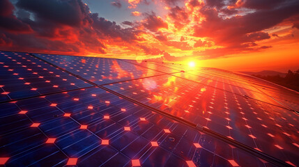 solar energy and nature, sun light perspective