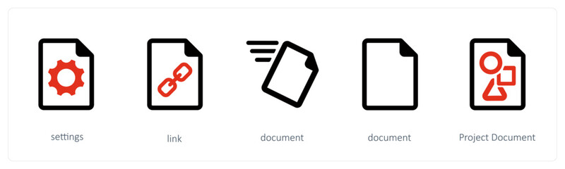settings, link, document, Project Document
