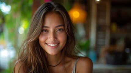 Obraz premium Experience the essence of Asian beauty in every detail. AI generation.