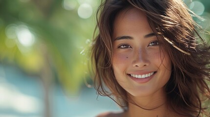 Fototapeta premium Experience the essence of Asian beauty in every detail. AI generation.