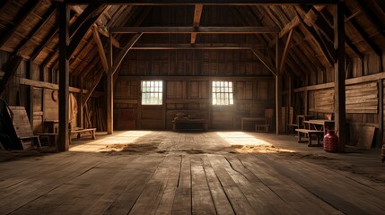 farmhouse barn room