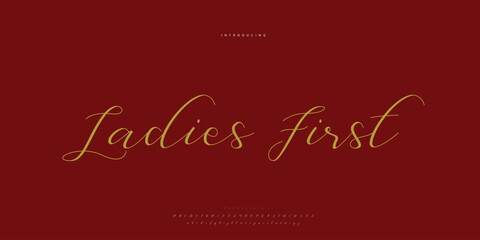 signature Font Calligraphy Logotype Script Brush Font Type Font lettering handwritten	
