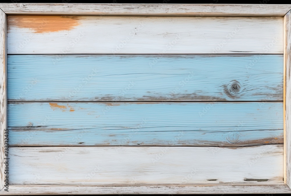 Poster isolated aged wooden frame on a pastel backdrop, providing a nostalgic touch and plenty of room for 